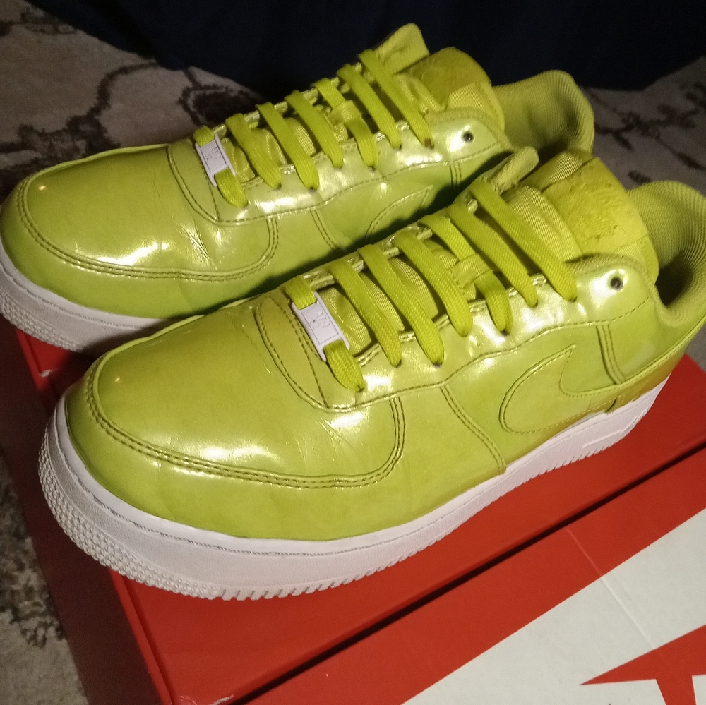 Neon yellowish green that are reflective